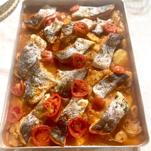 Sebzeli Somon Balığı